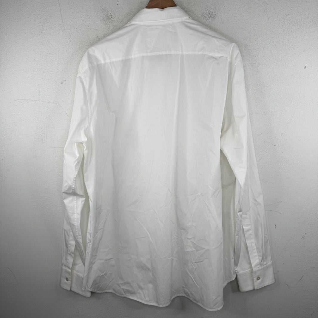 Jil Sander Wardrobe White Button Up LS Shirt