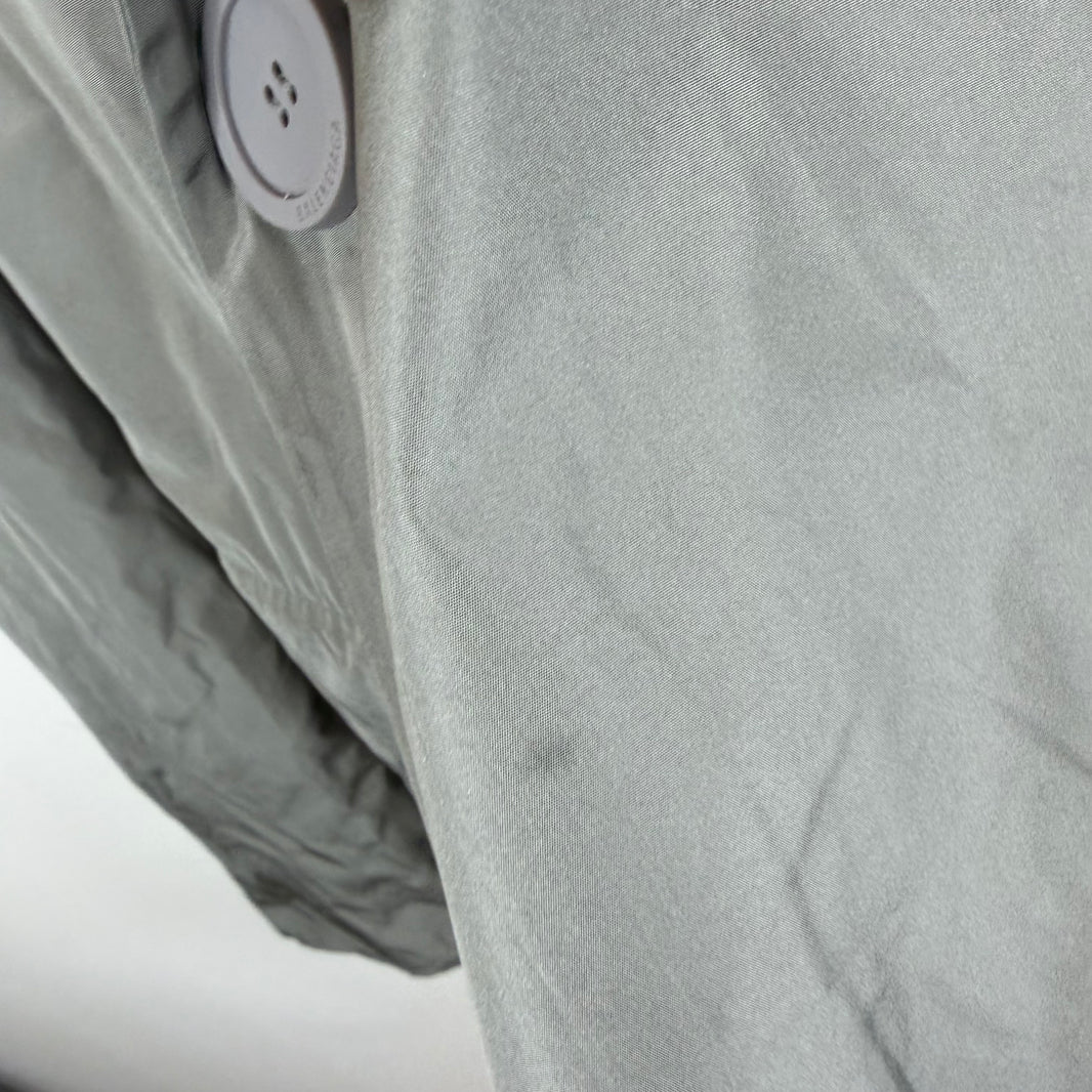 Balenciaga Gray Nylon Blazer Jacket