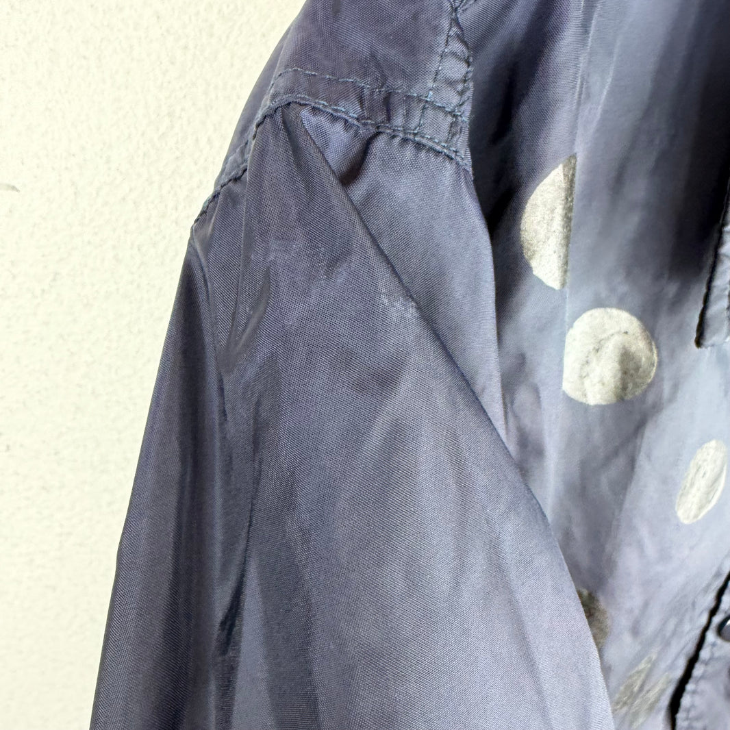 CDG Navy Polka Dot Coaches Jacket