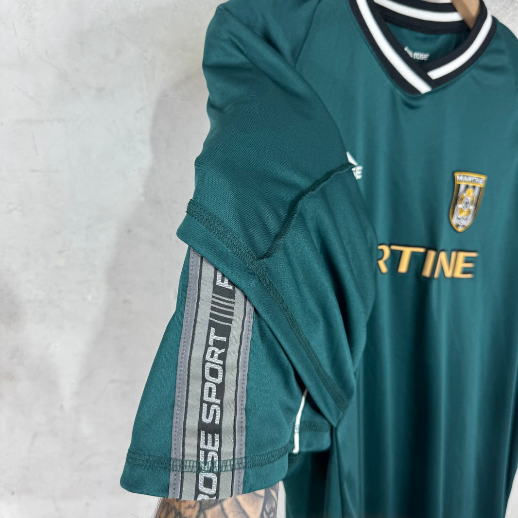 Martine Rose Green Layered Soccer Jersey