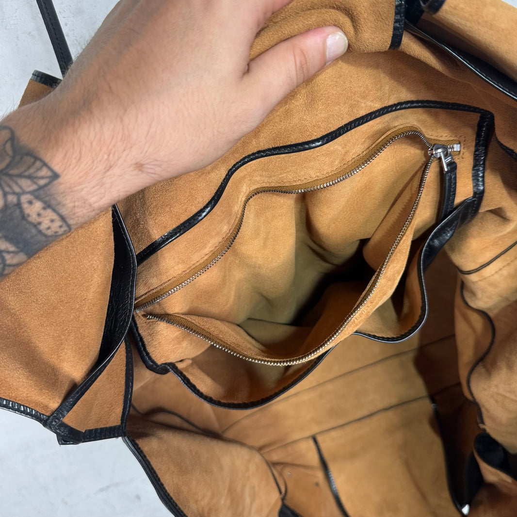 Bottega Veneta Black Arco Intrecciato Weekender Bag