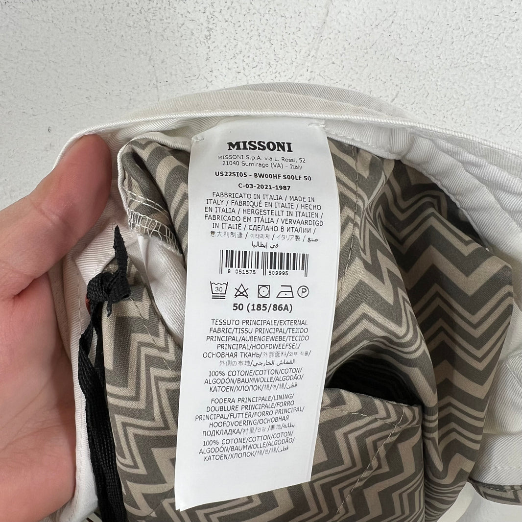 Missoni White Cargo Shorts