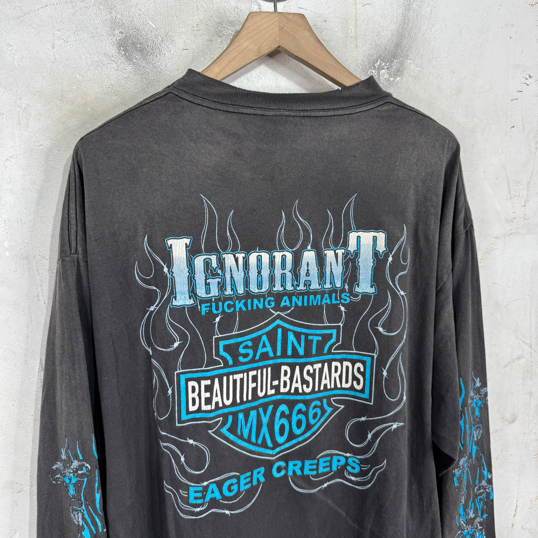 Saint Michael Goodbye Humanity L/S T-Shirt