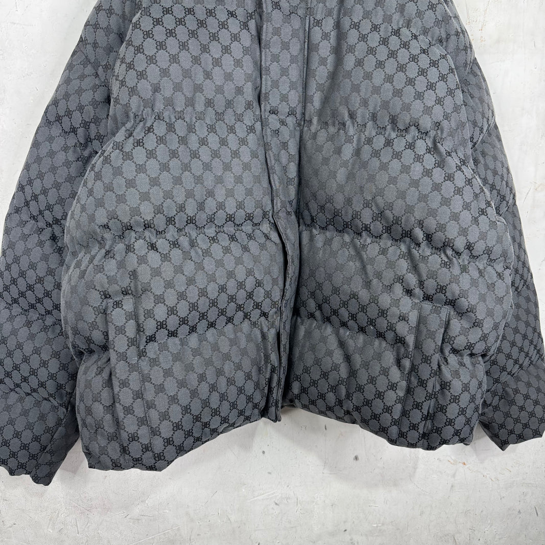 Balenciaga Hacker Project Monogram Puffer Jacket