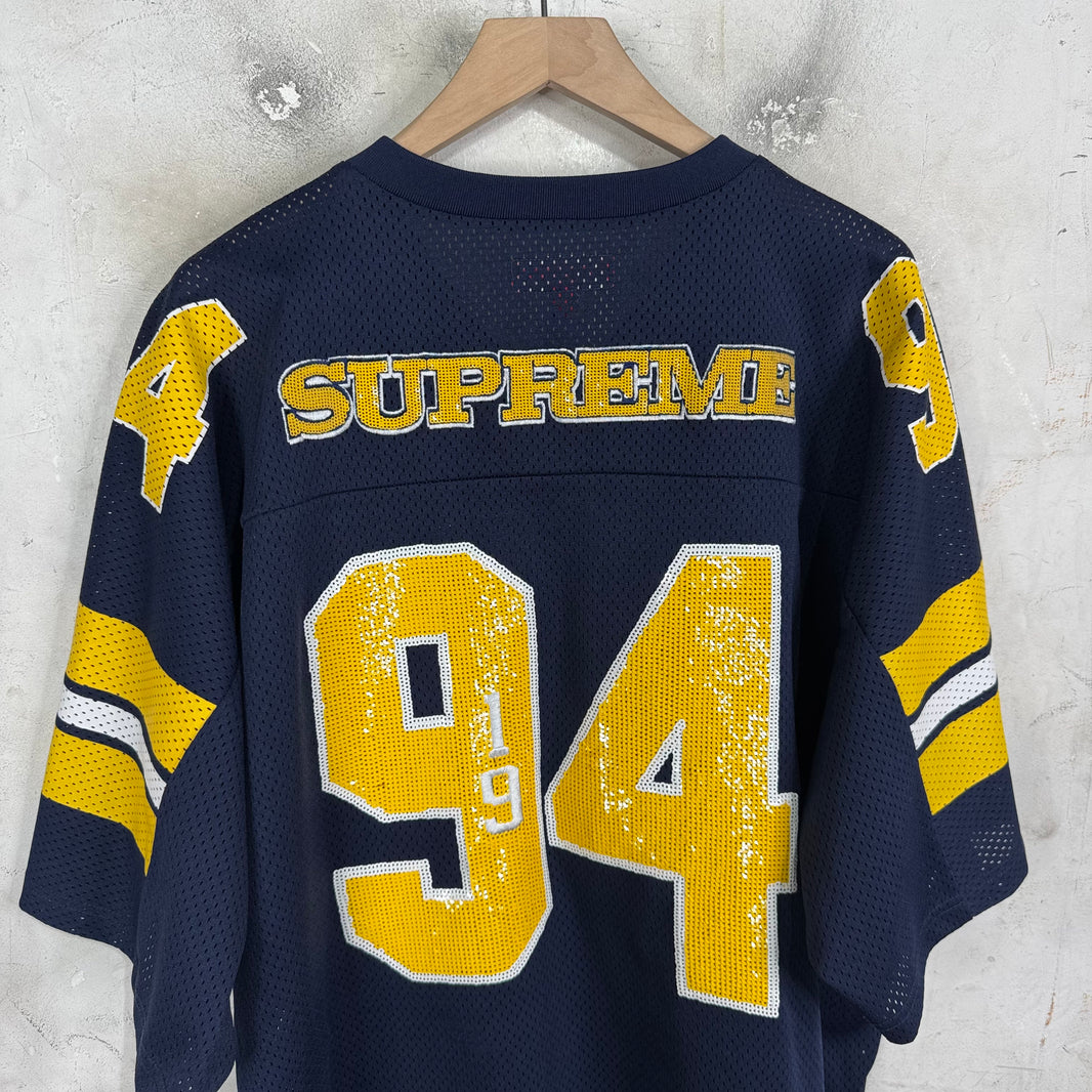 Supreme Sequined Michigan Football Jersey