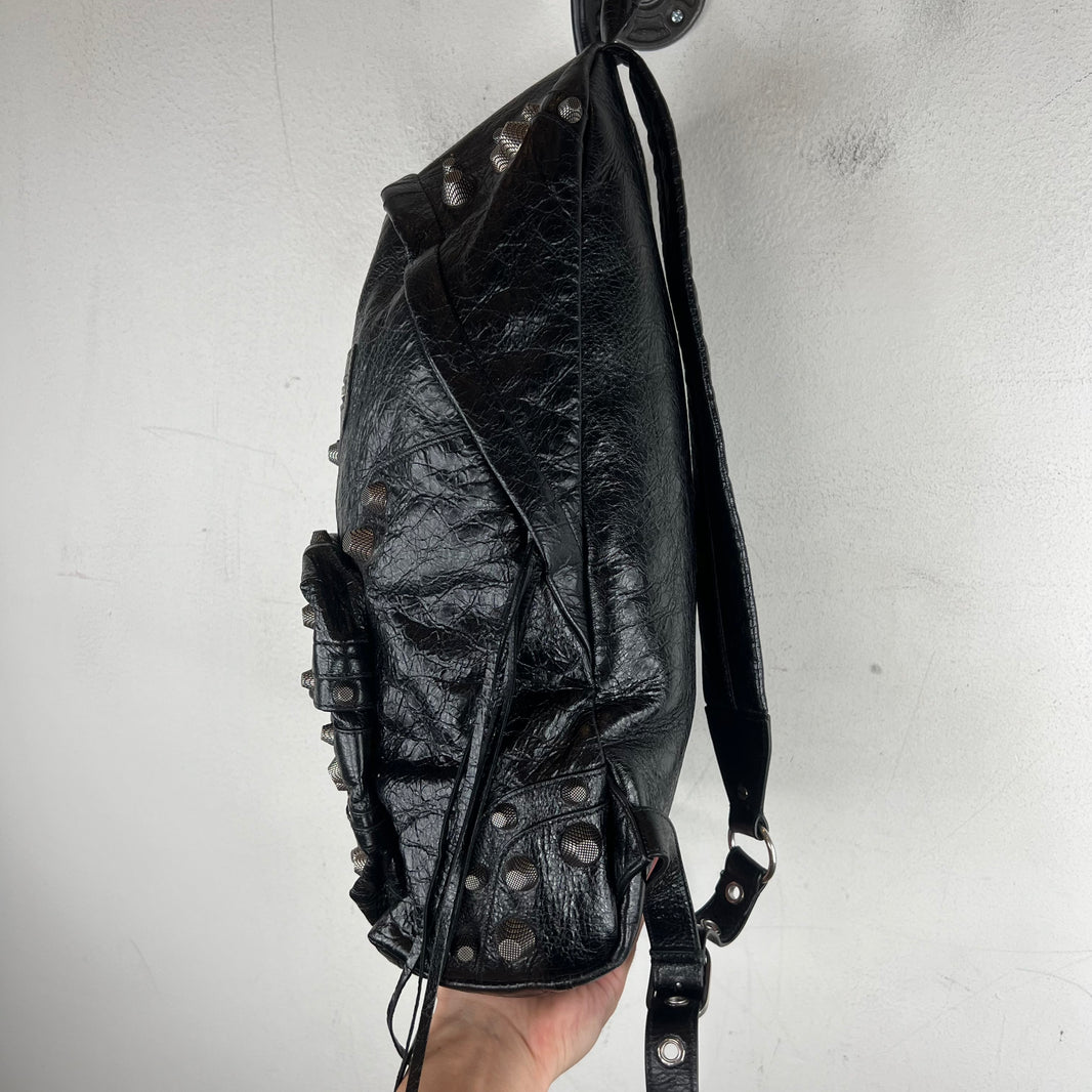 Balenciaga Wrinkled Le Cagole Backpack