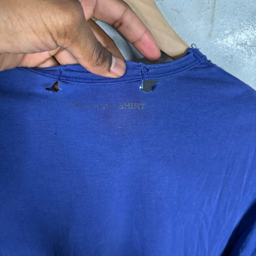 CDG Shirt Smoked Blue T-Shirt