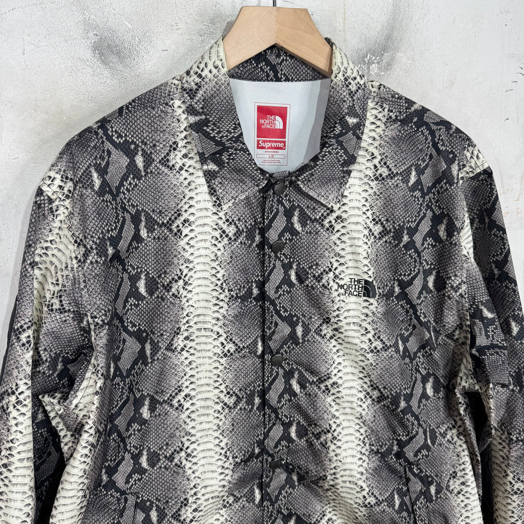 Supreme x TNF Snakeskin Coaches Jacket