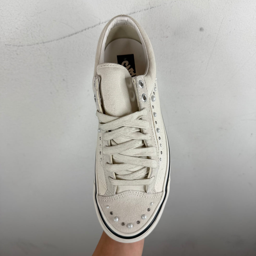 Vans White Pearlized Style 36 Sneakers