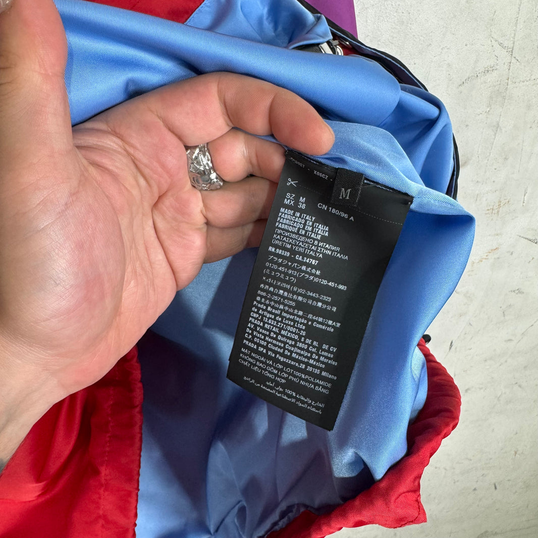 Prada Colorblocked Renylon Cargo Jacket