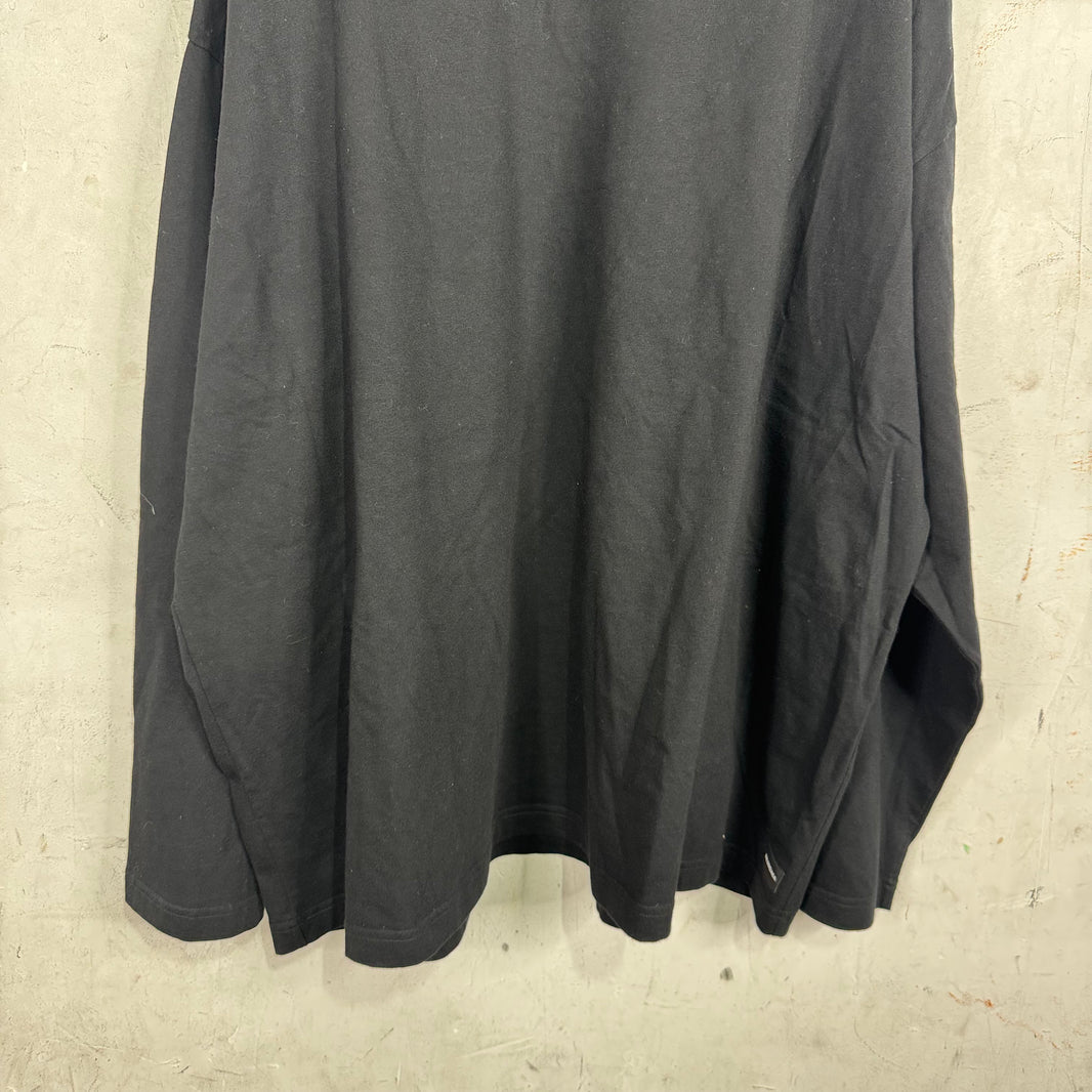 Balenciaga Black Mockneck L/S T-Shirt