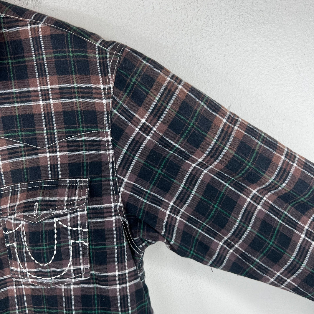 Supreme True Religion Quilted Button Up Shirt