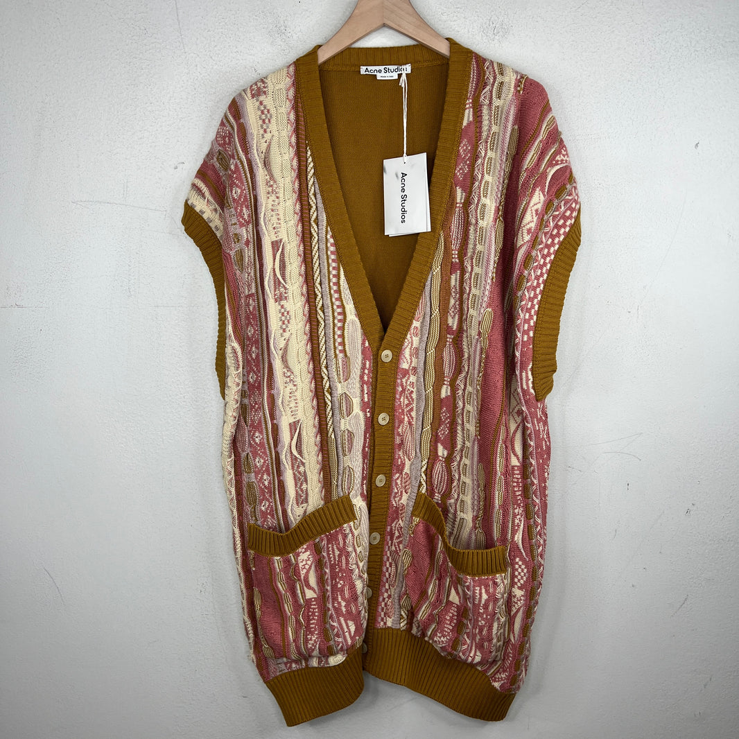 Acne Studios Oversized Knit Cardigan Vest