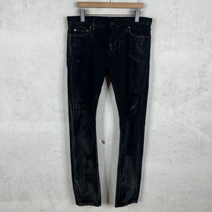 Saint Laurent D02 Oil Spill Jeans