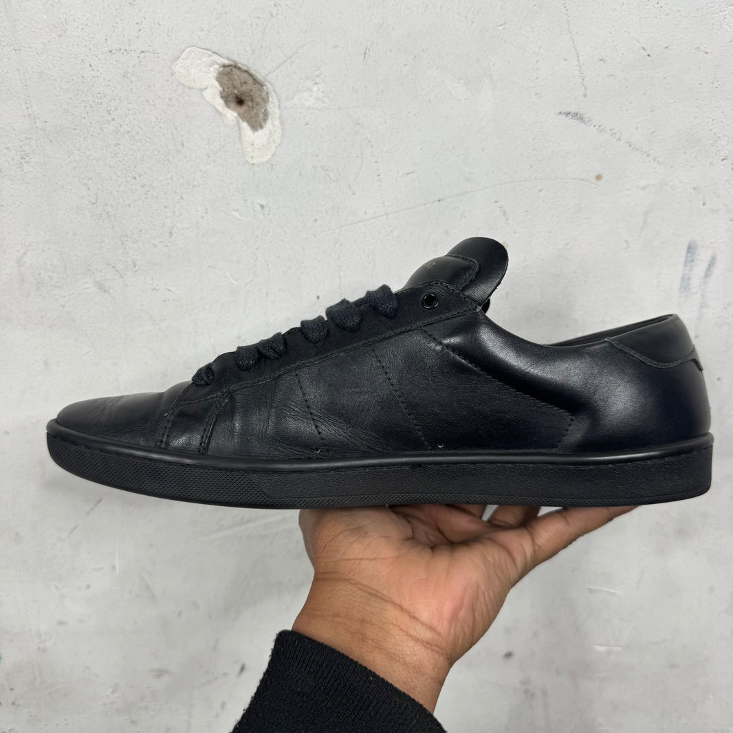 Saint Laurent Black Leather SL01 Sneakers
