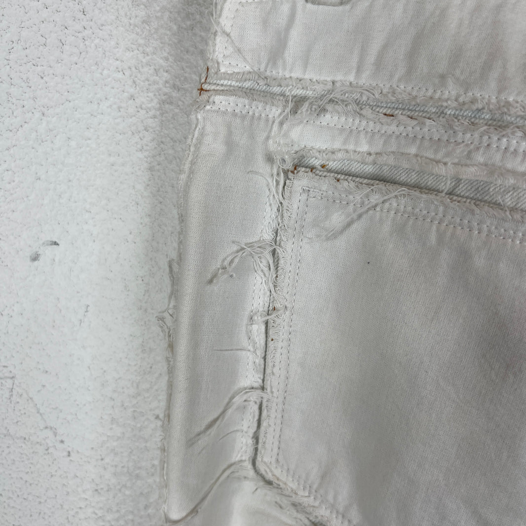 Margiela White Distressed Inside Out