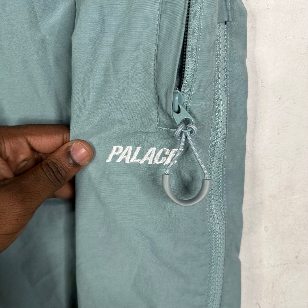 Palace Blue Zippered Track Pants