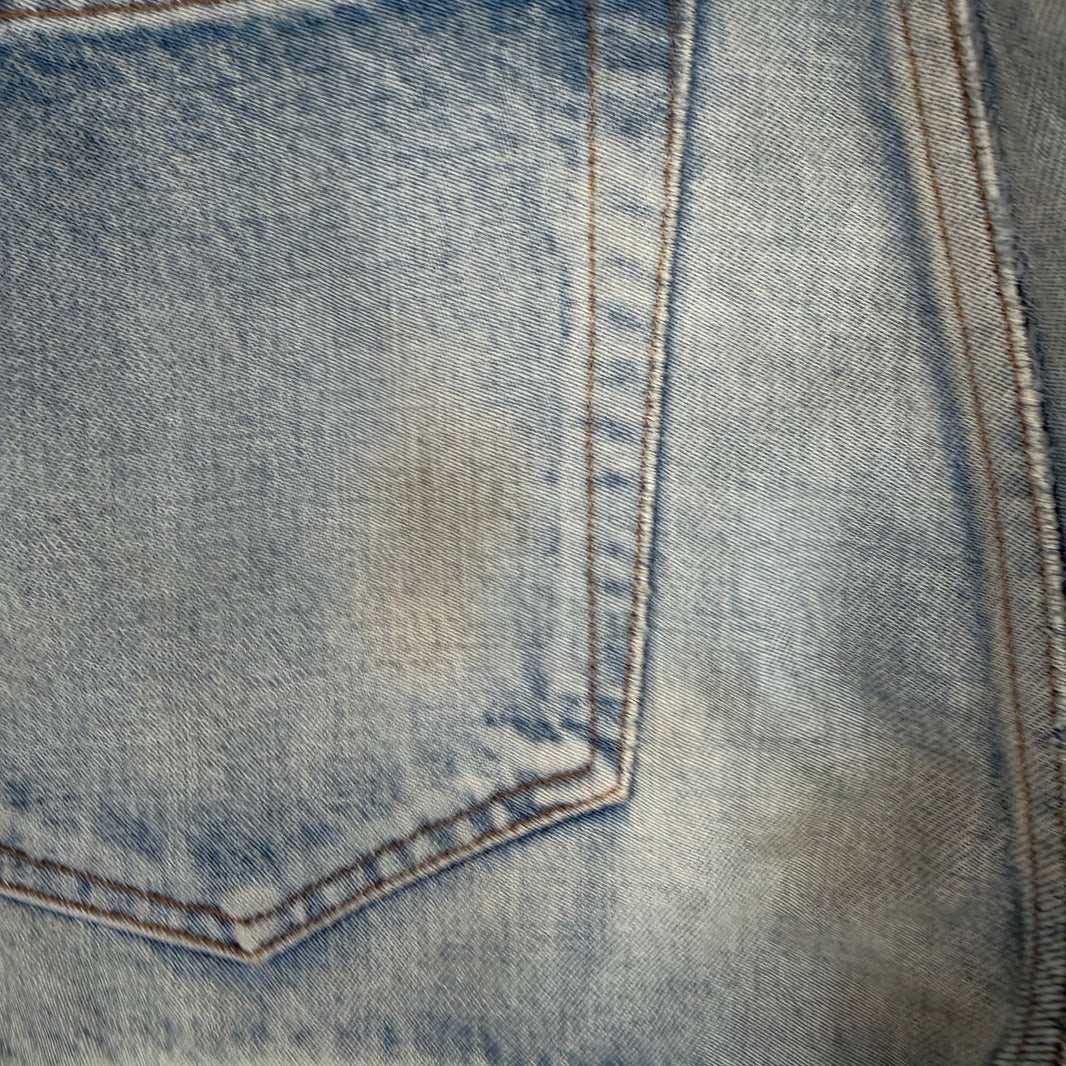 Balenciaga 3 Way Convertible Blue Denim Jeans