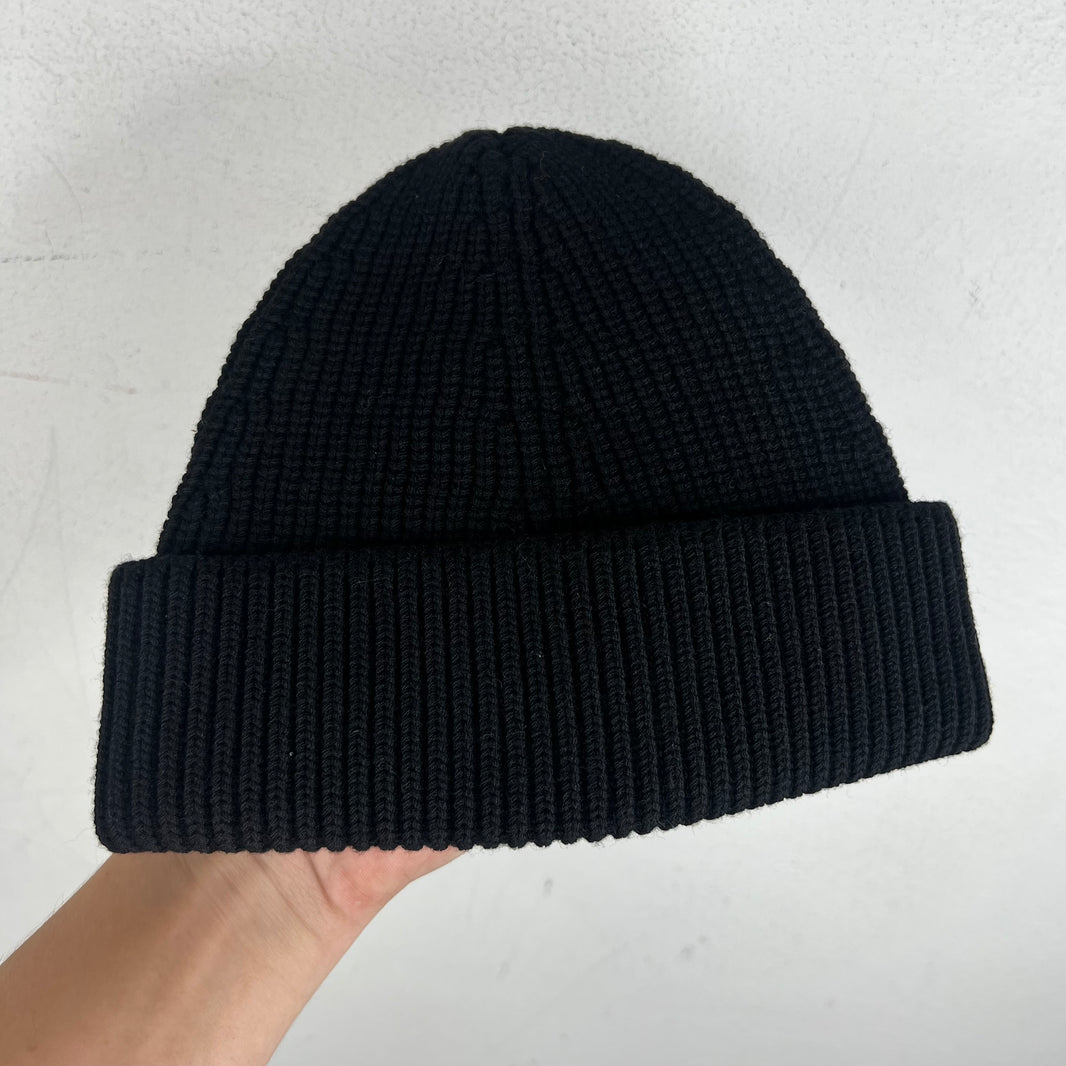 Margiela Black Stitch Knit Beanie