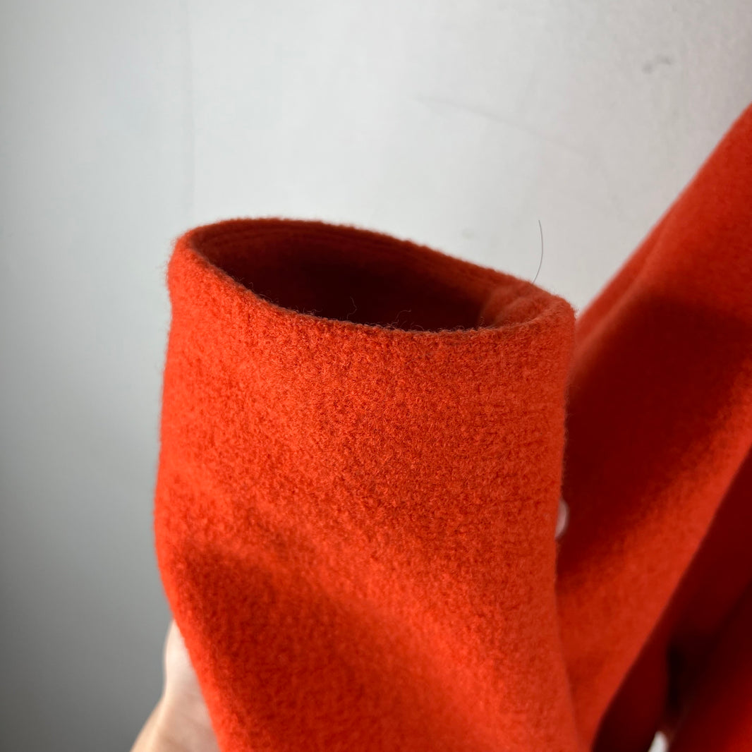 Kiko Kostadinov Orange Fleece Remus Jacket