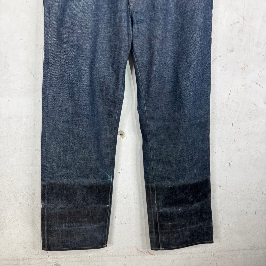 Margiela Coated Hem Selvedge Jeans