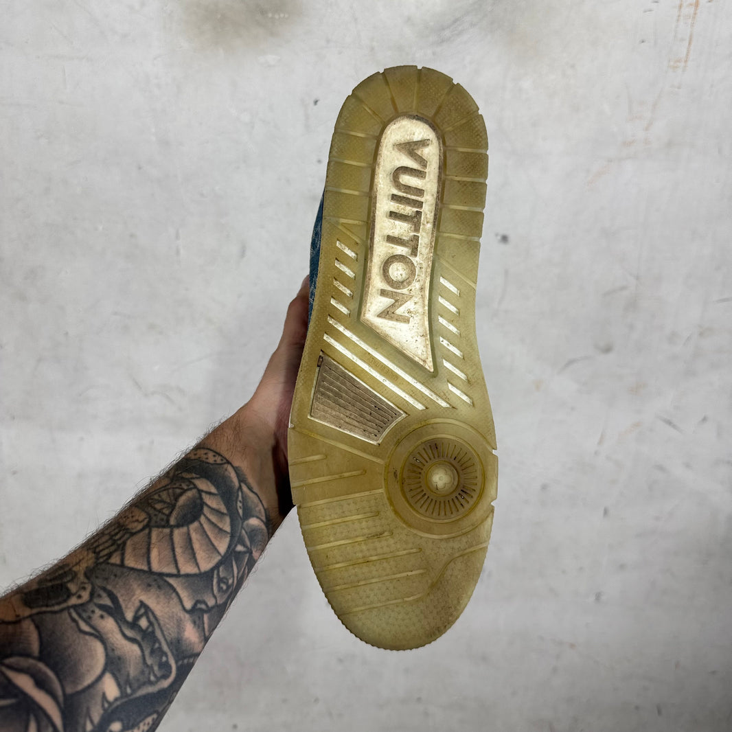 Louis Vuitton Denim Monogram Trainers