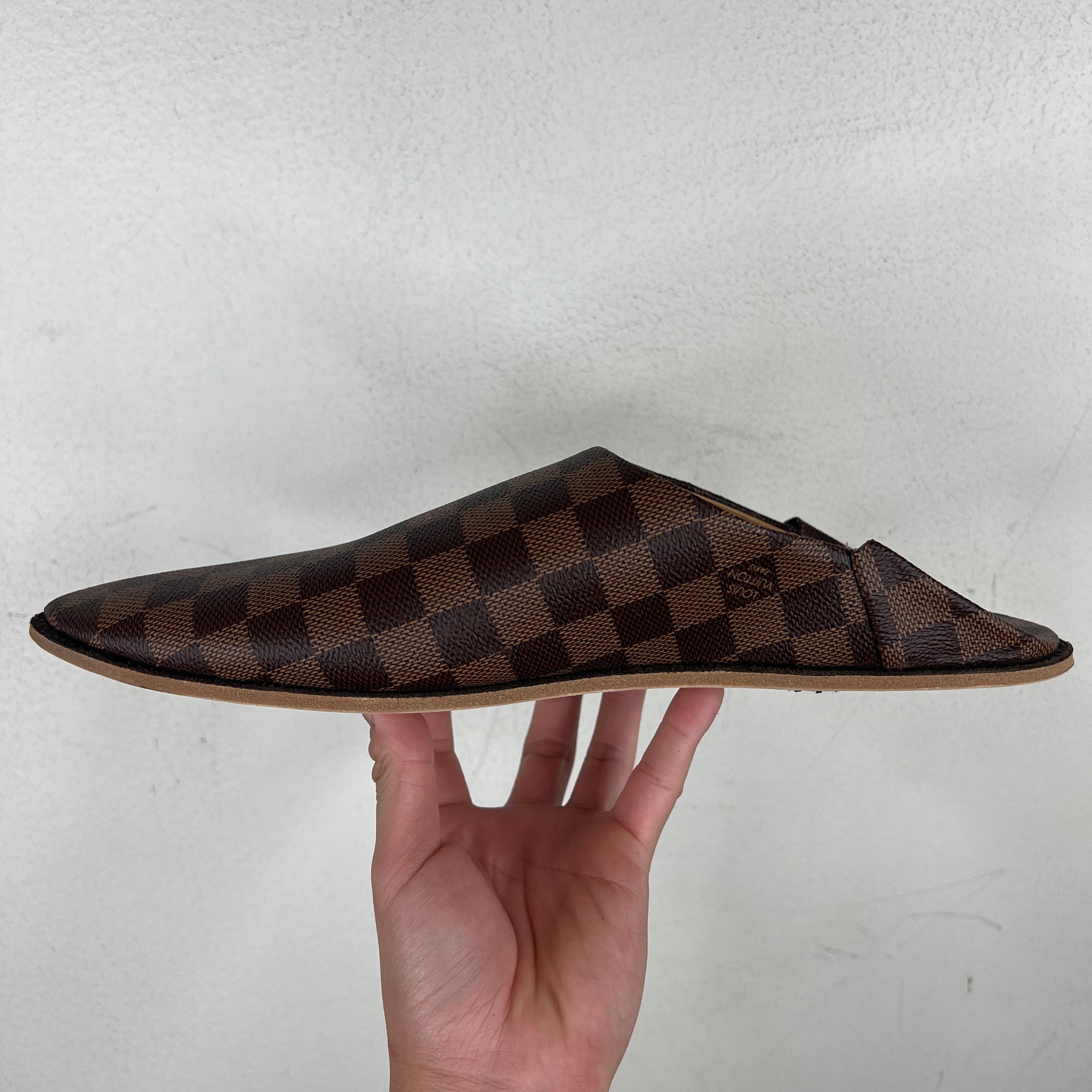 Louis Vuitton Brown Damier Pointed Slippers