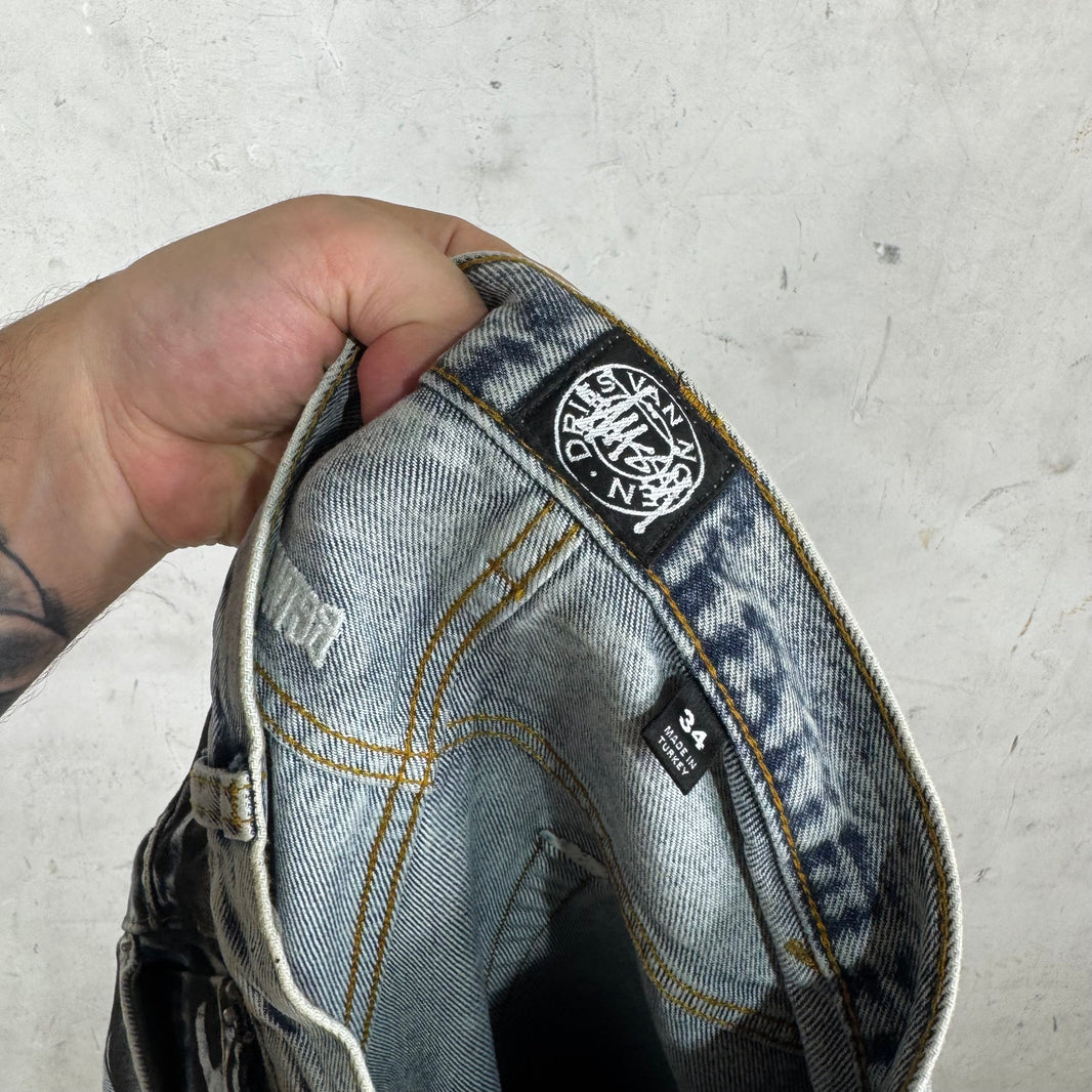 Stussy x Dries Van Noten Stencil Jeans
