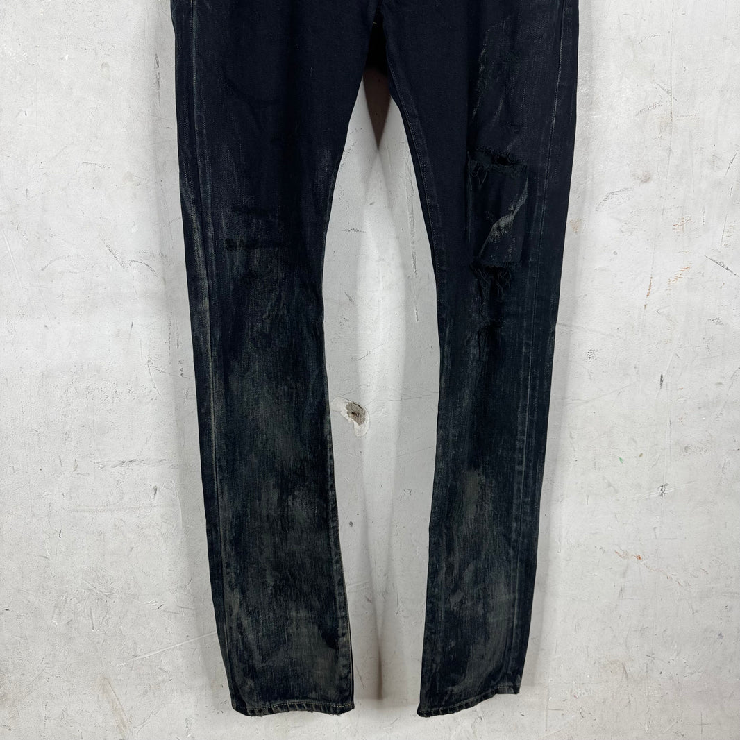 Saint Laurent D02 Oil Spill Jeans