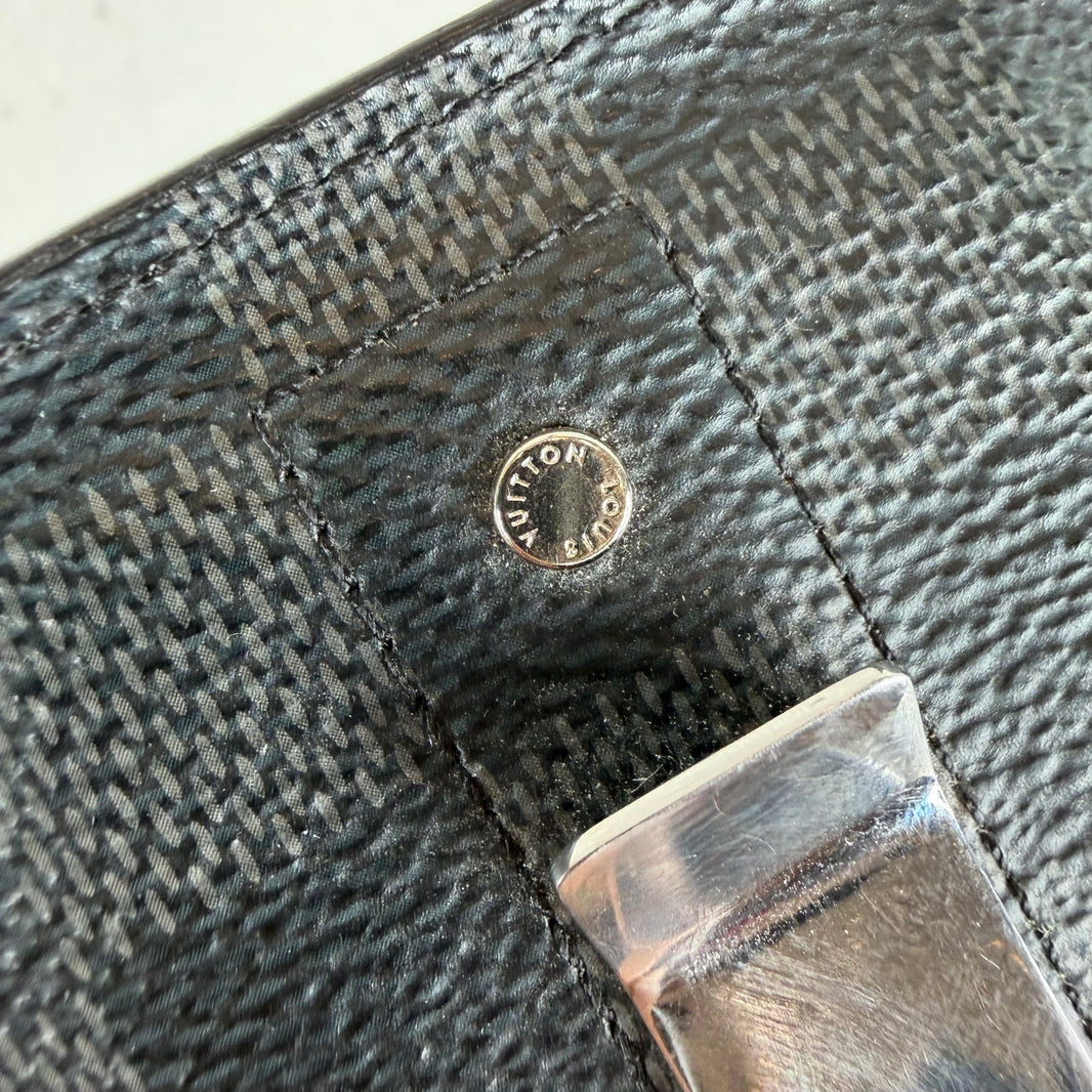 Louis Vuitton Black Damier Cardholder