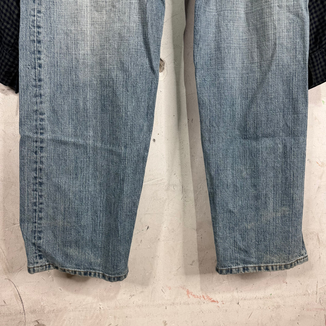 Balenciaga Flannel Attachment Jeans