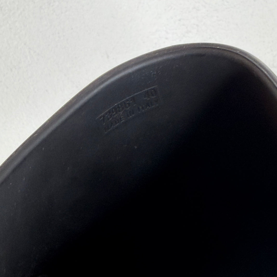Balenciaga Black Rubber Technoclogs