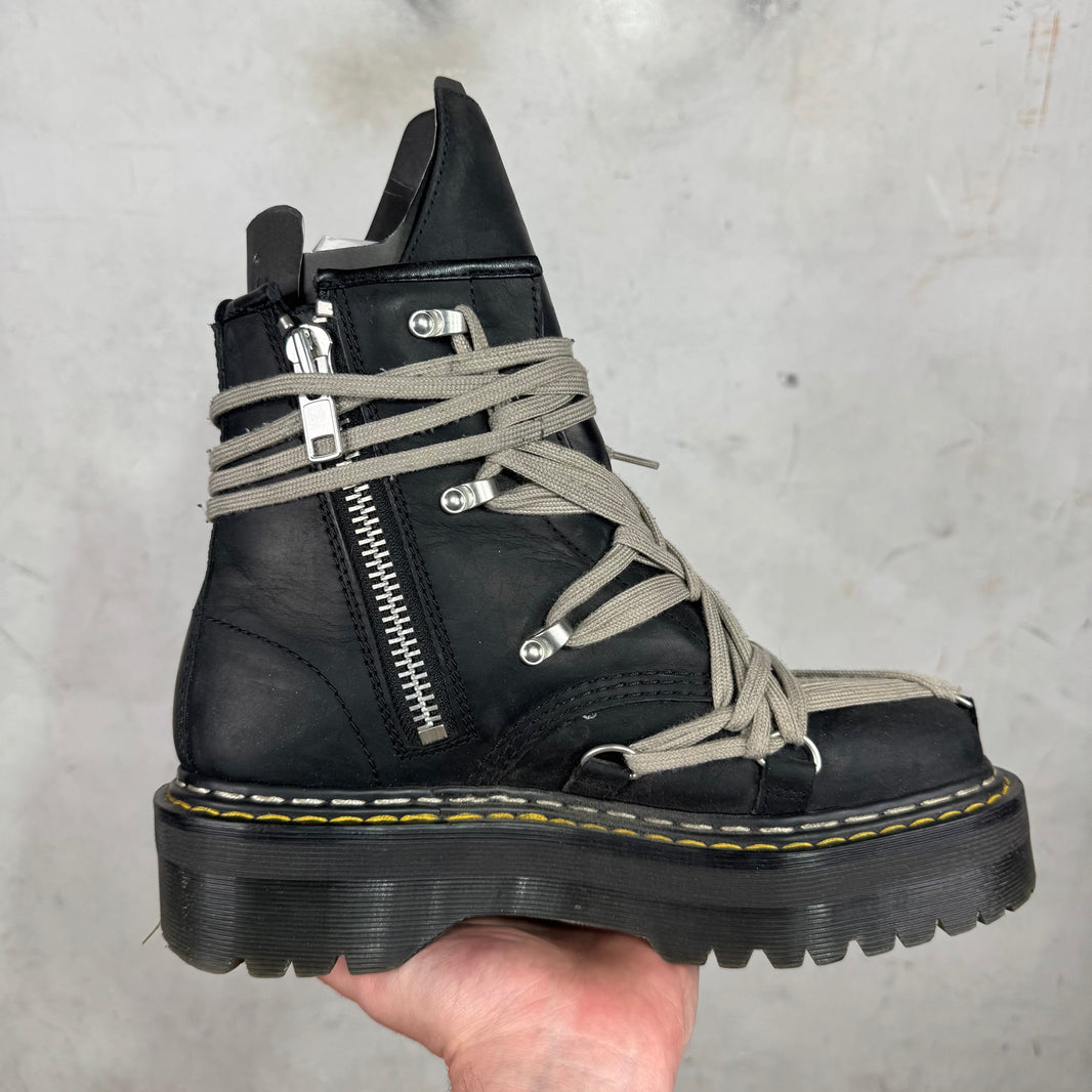 Rick Owens x Doc Marten Quad 1460 Megalace Boots