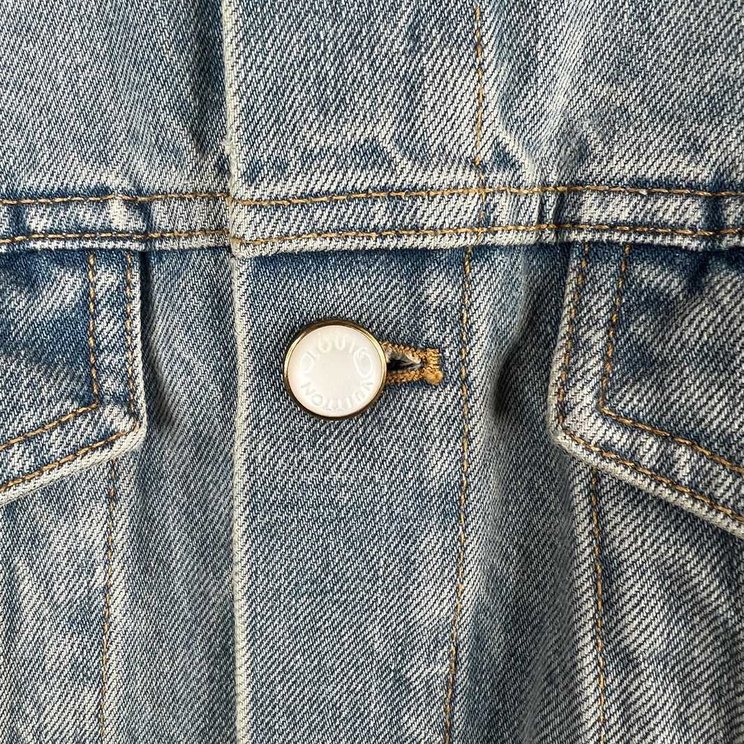 Louis Vuitton Embroidered Trucker Denim Jacket