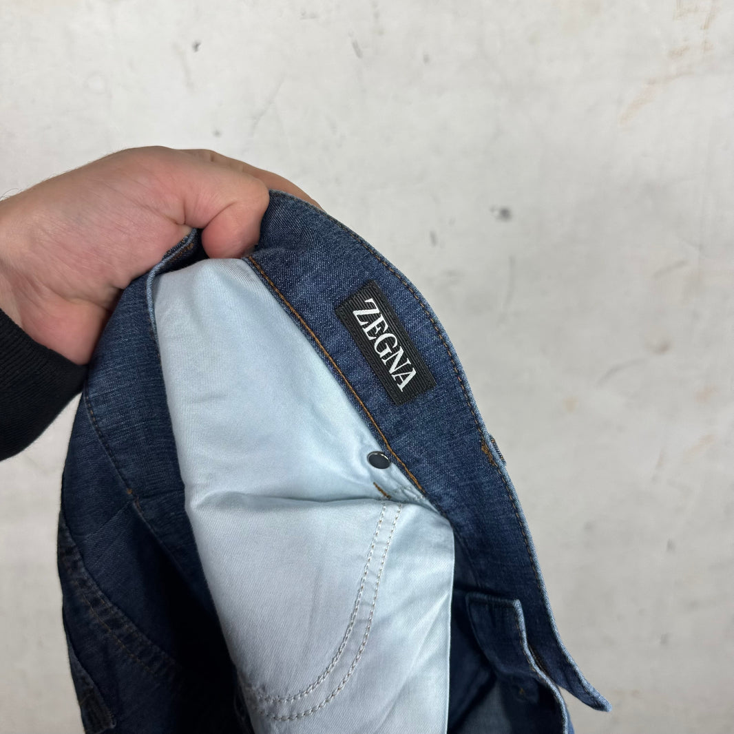 Zegna Medium Wash Lightweight Jeans