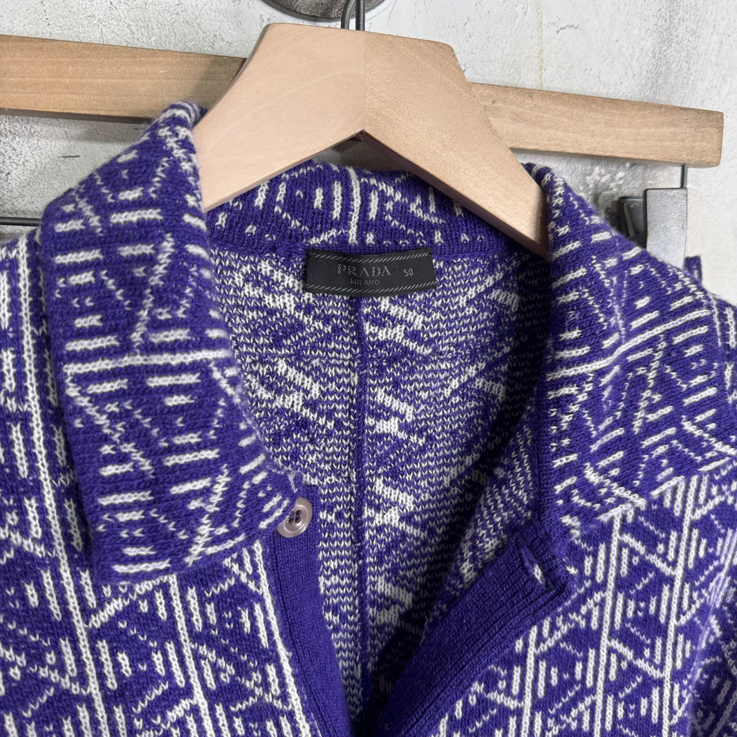 Prada Purple Jacquard Onezie
