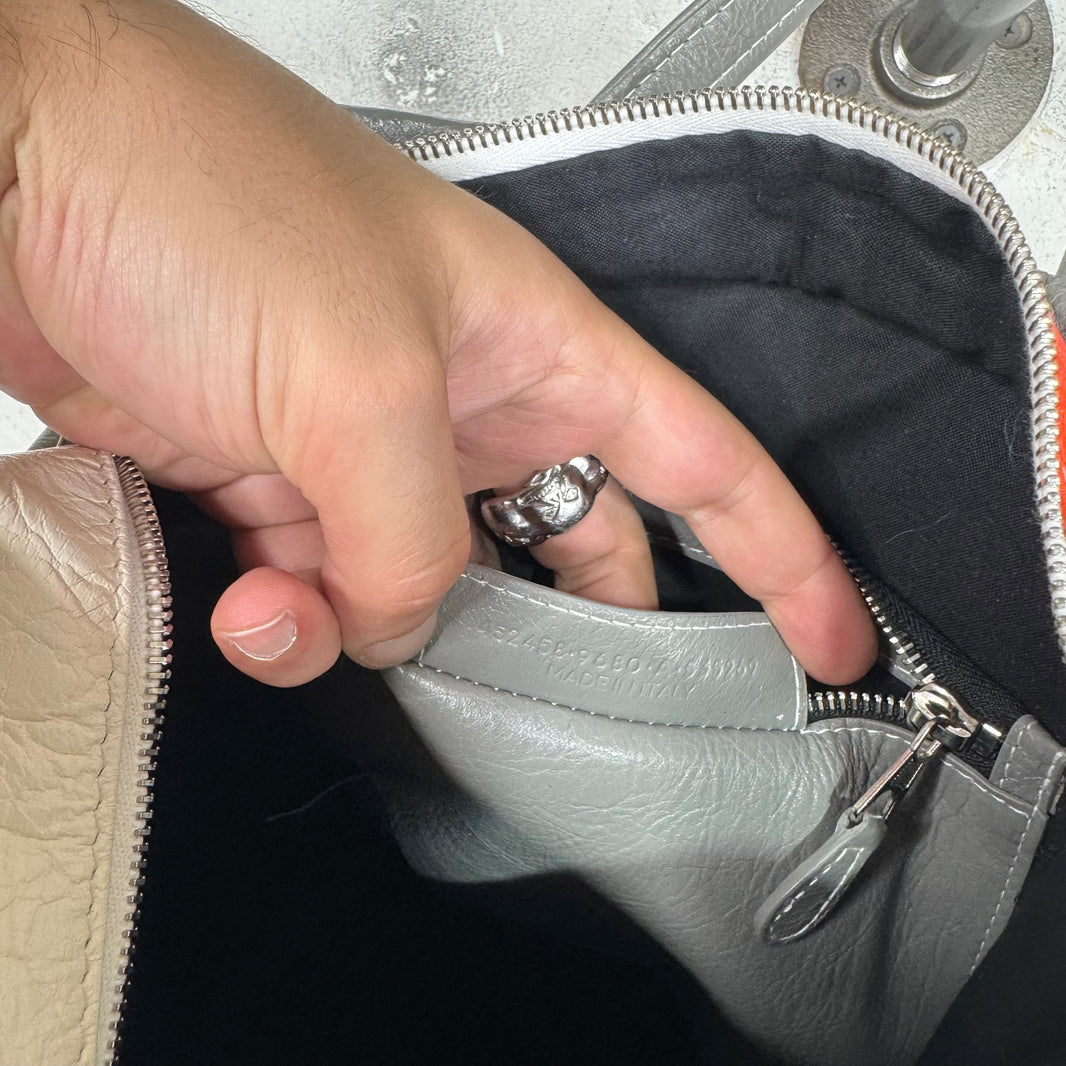 Balenciaga Mini Bazaar Leather Tote Bag