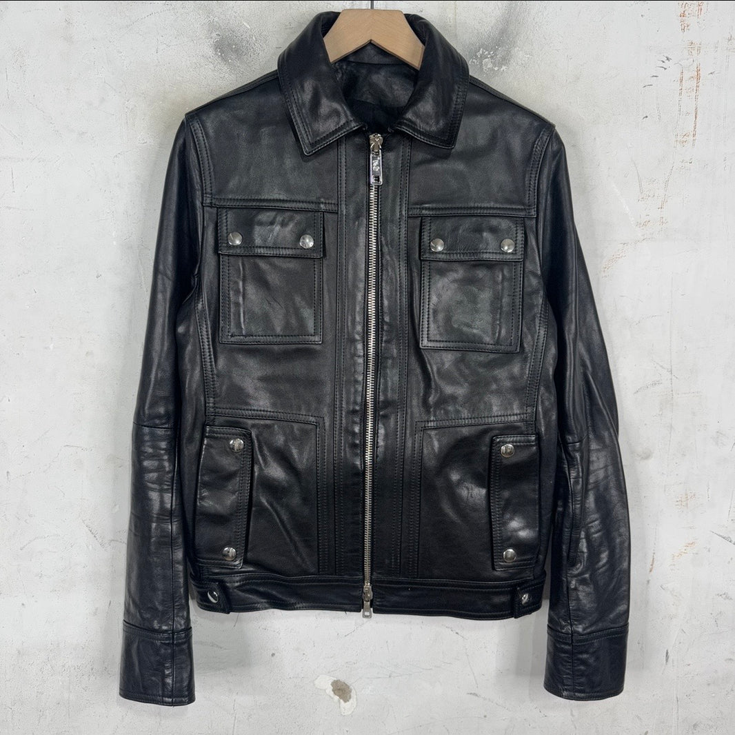 Balmain Four Pocket Cowhide Jacket