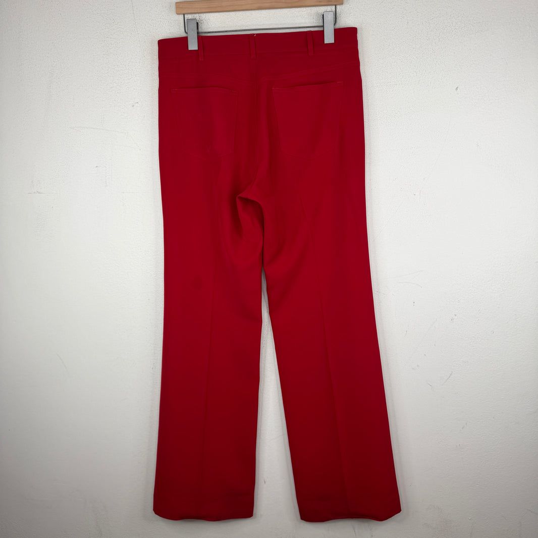Balenciaga Red 5 Pocket Pants