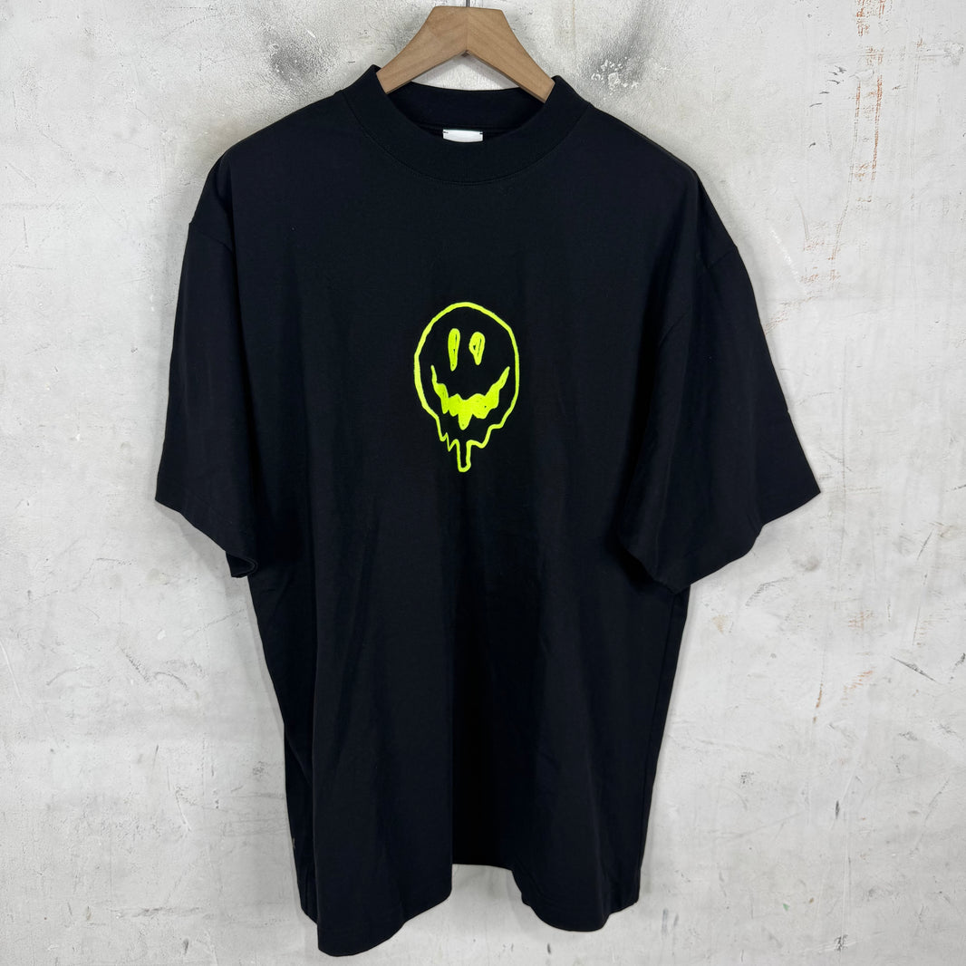 Balenciaga Melty Smiley Face T-Shirt