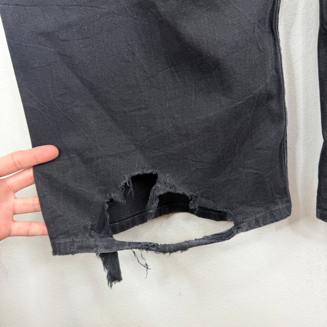 Balenciaga Sample Drawstring Baggy Jeans