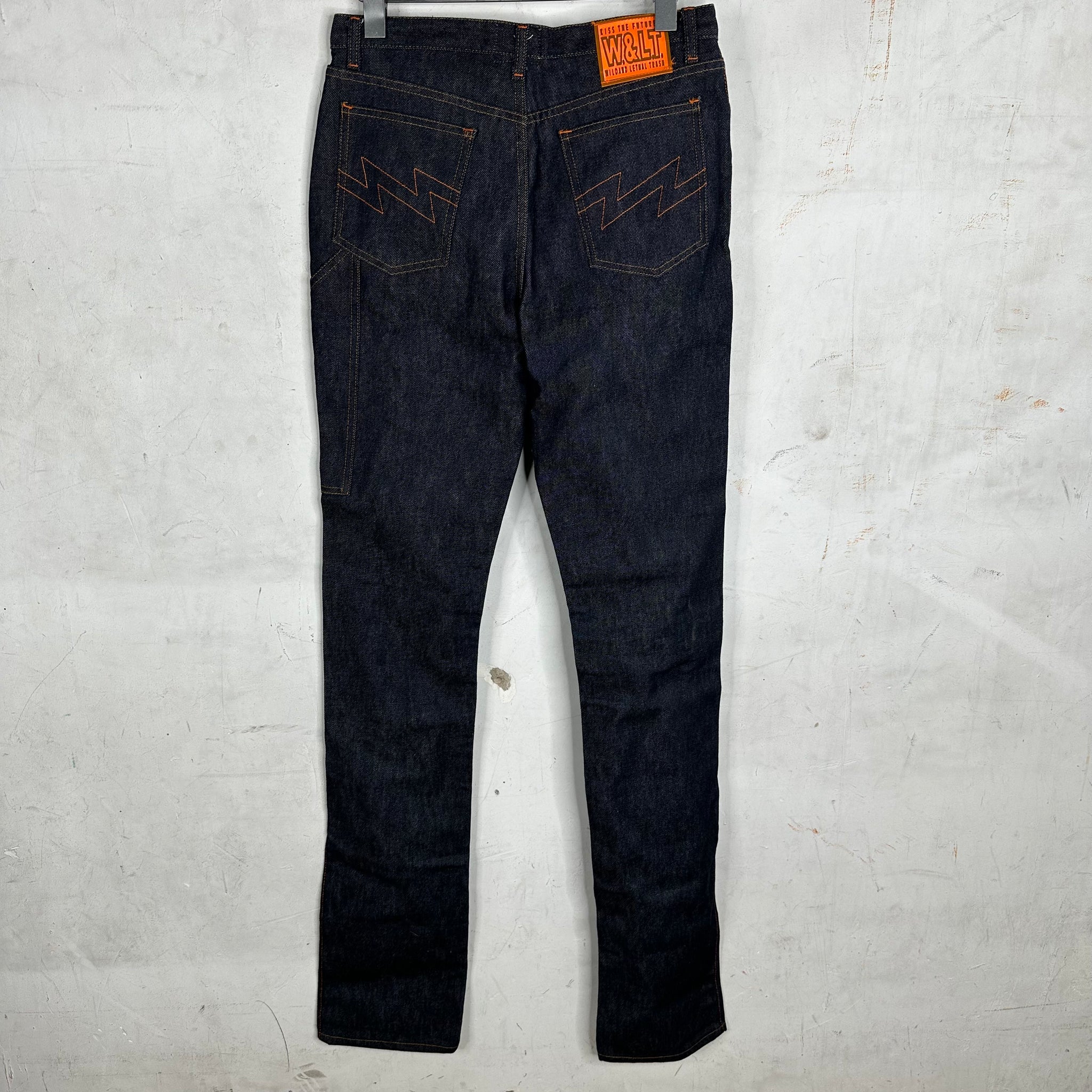 Walter Van Beirendonck Blue Skinny Denim