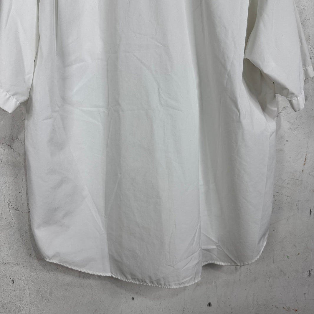 Balenciaga White BB S/S Buttoned Shirt
