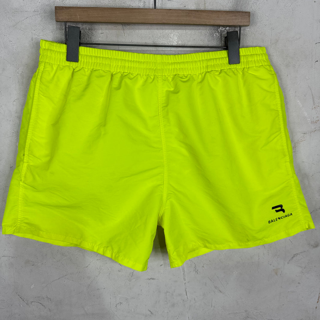 Balenciaga Neon Running Shorts