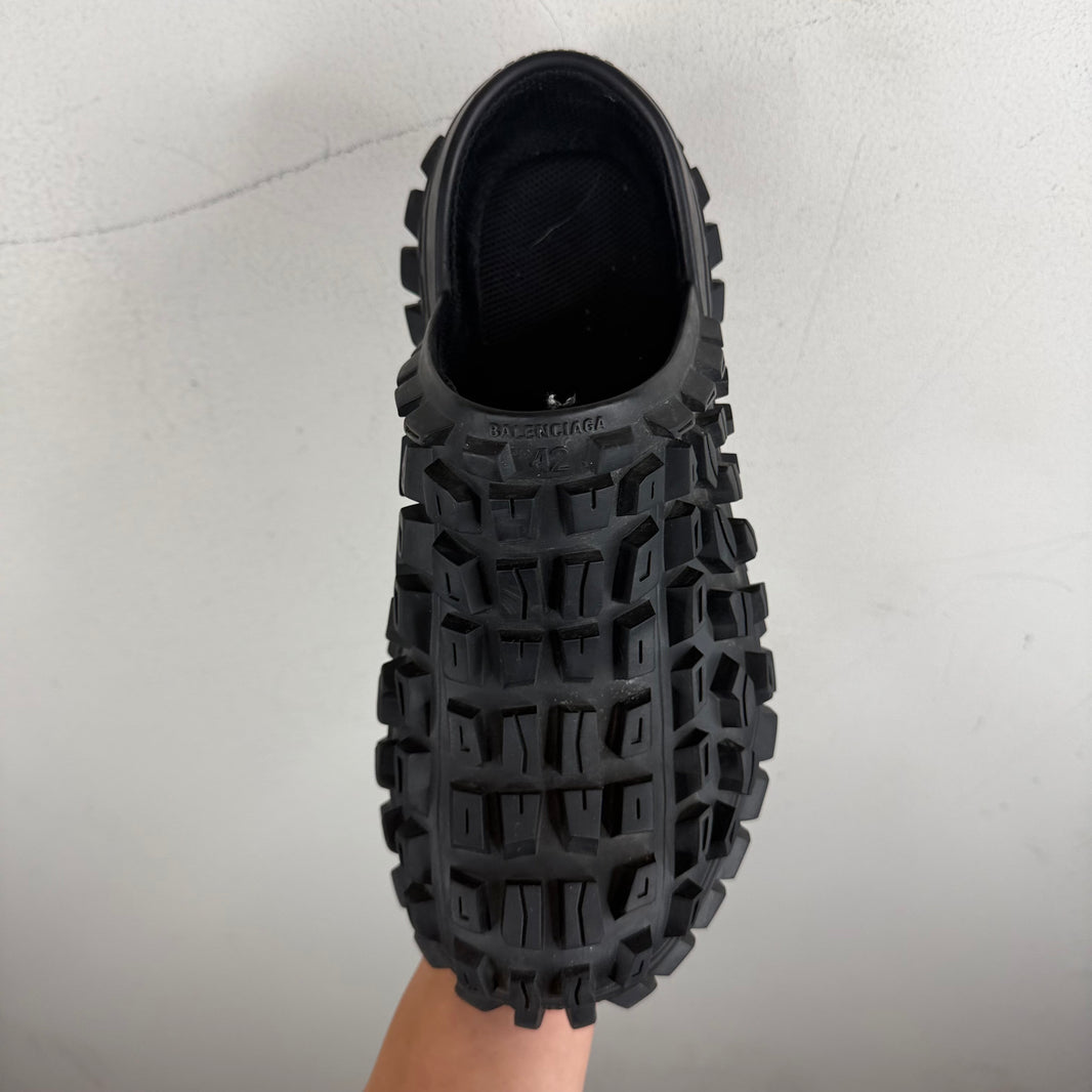 Balenciaga Black Defender Clogs