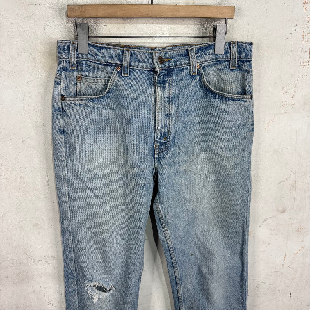 Vintage Orange Tab Levi's 505 Jeans