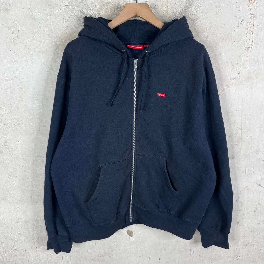 Supreme Small Box Logo Zip Hoodie