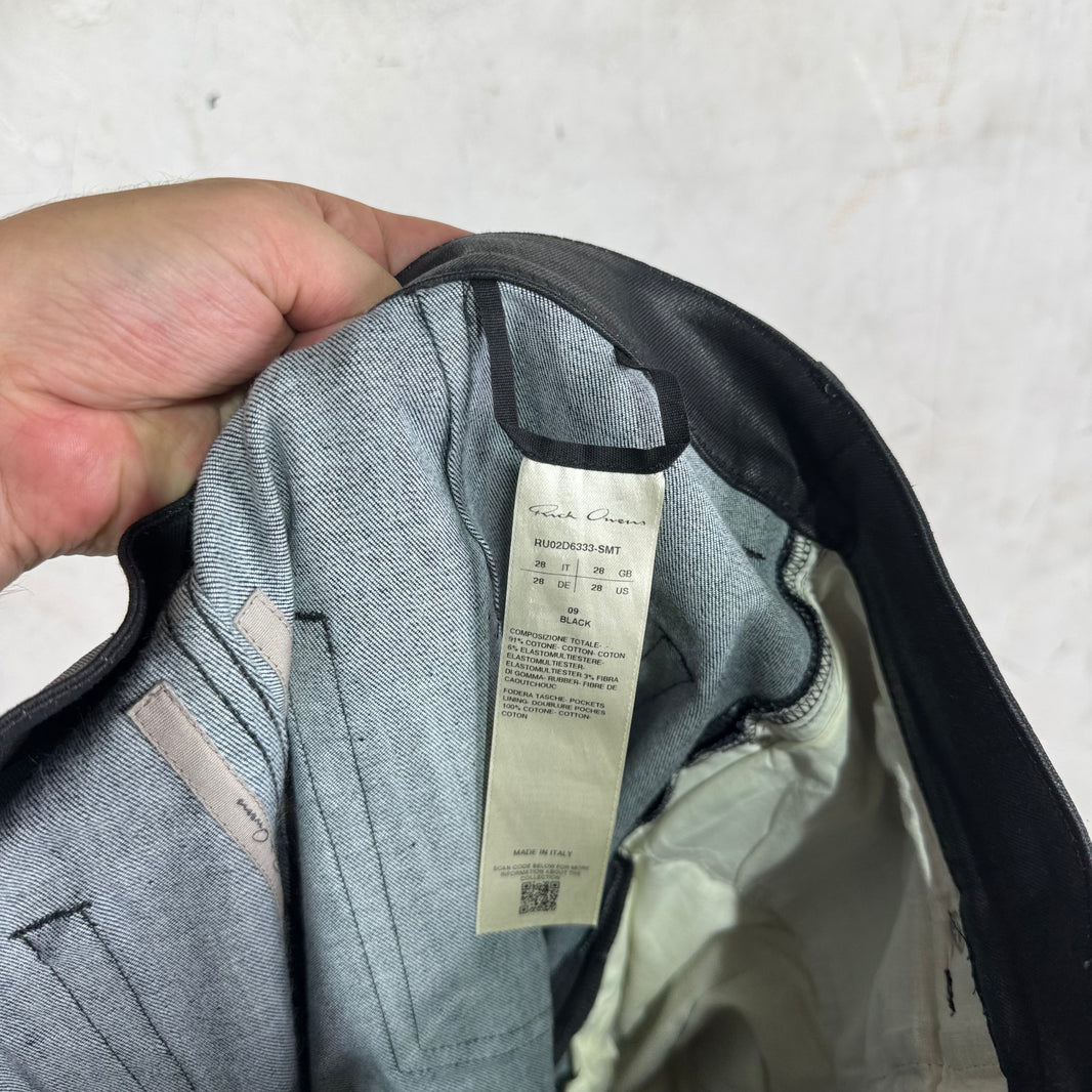 Rick Owens Porterville Waxed Geth Jeans