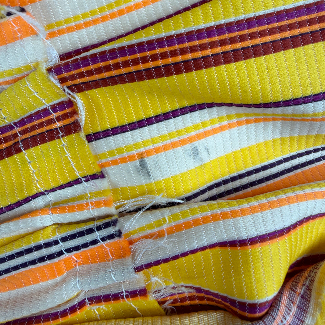 CDG Homme Plus Striped Elastic Panel Shorts