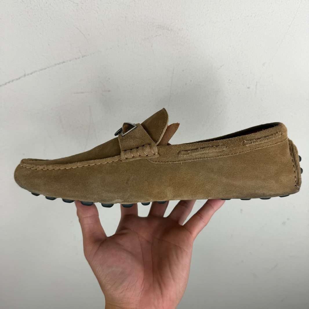 Hermes Irving Suede Loafers